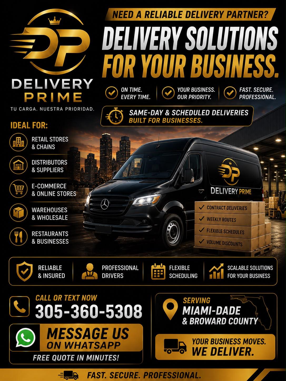 Pallet and business delivery solutions Miami